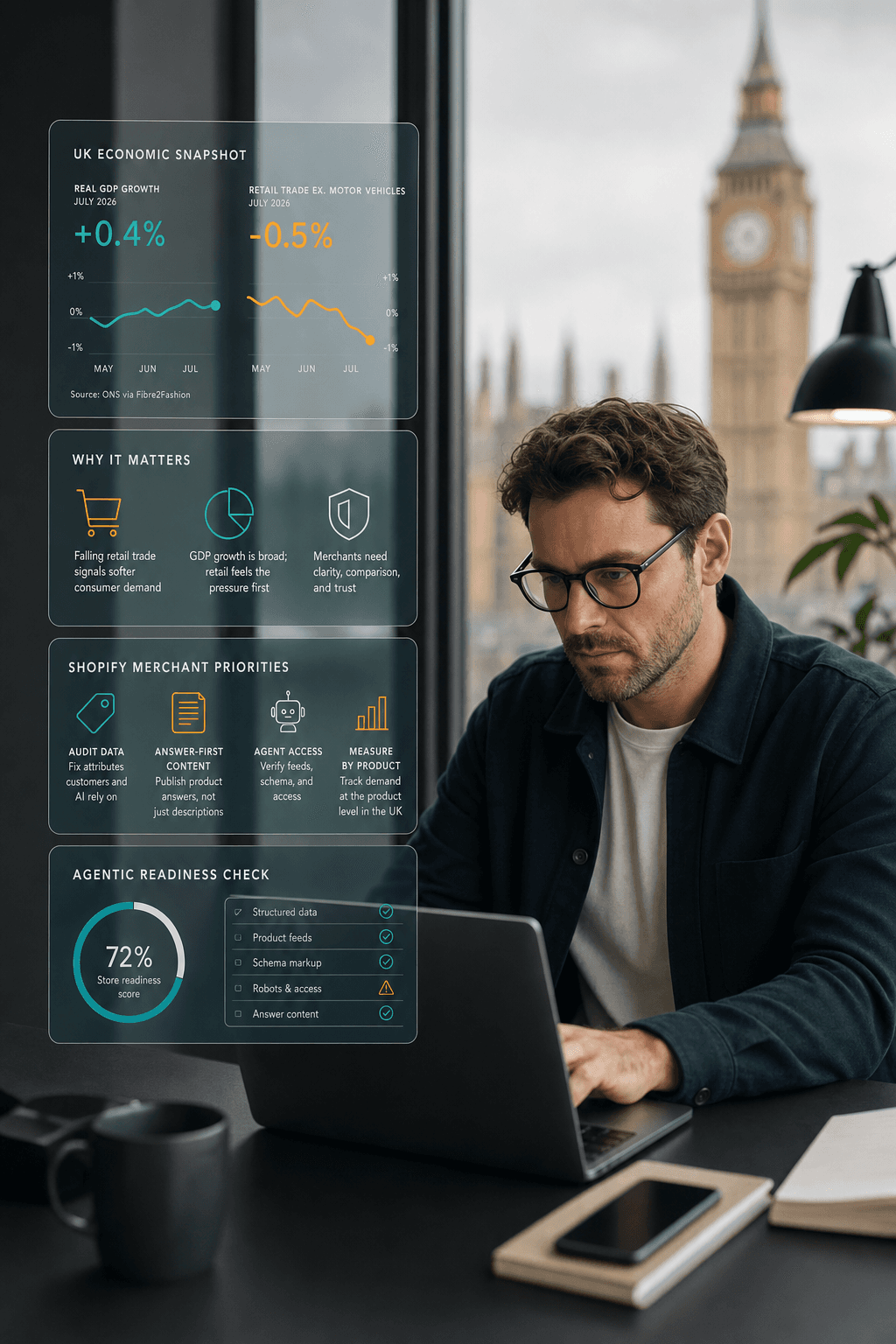 How Should Shopify Brands Respond When UK GDP Grows but Retail Trade Falls?