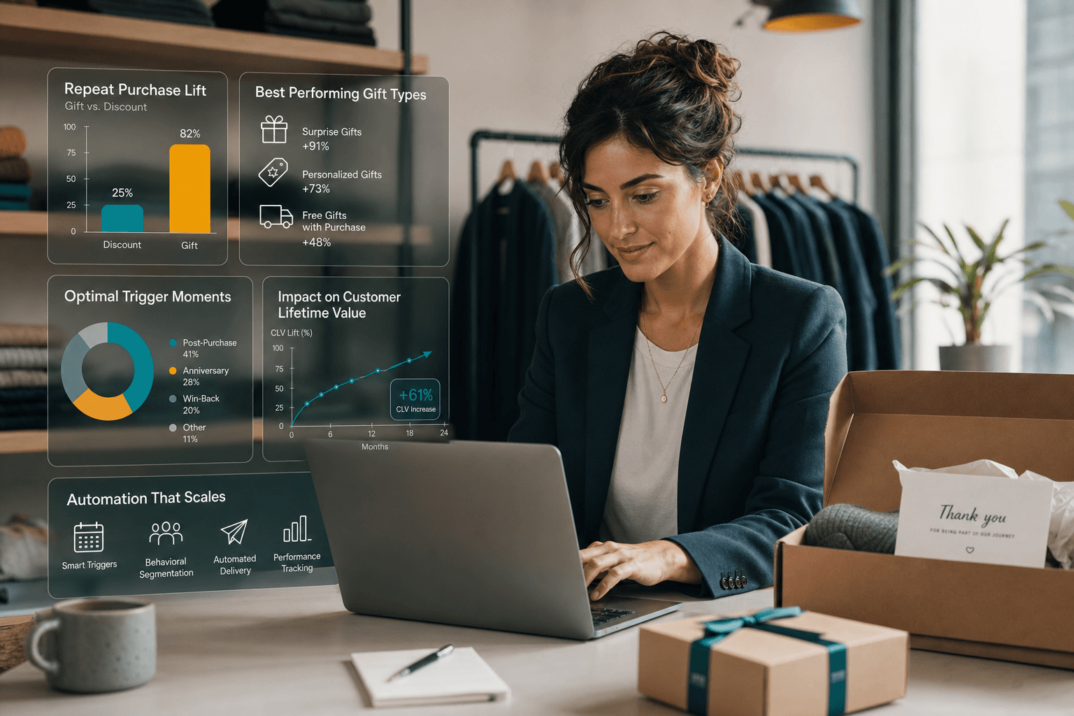 How Can Shopify Merchants Use Gifts to Increase Repeat Purchases?
