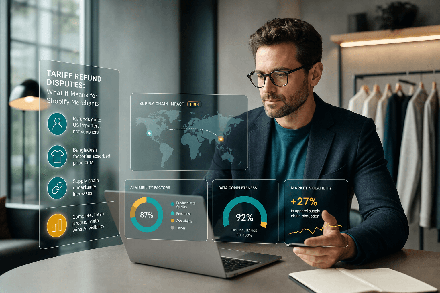 How Do Tariff Refund Disputes Affect Your Shopify Store's AI Visibility Strategy?